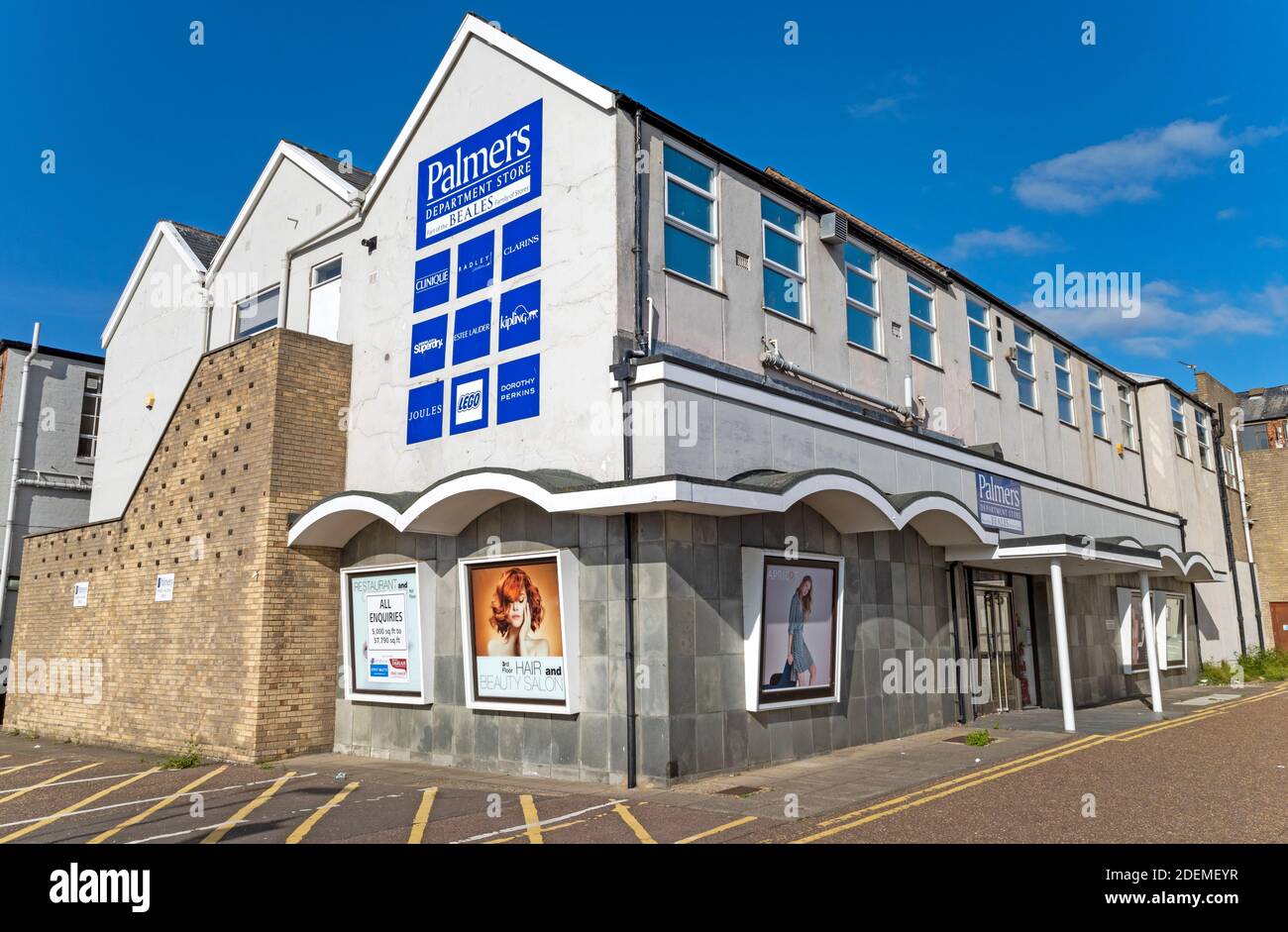 Former Palmers department store now closed Great Yarmouth Norfolk UK Stock Photo