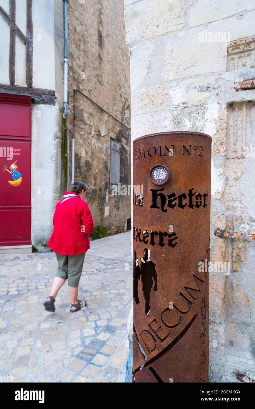 Old City Historic Itinerary, Orleans City, Loiret Department, The Loire Valley, France, Europe Stock Photo