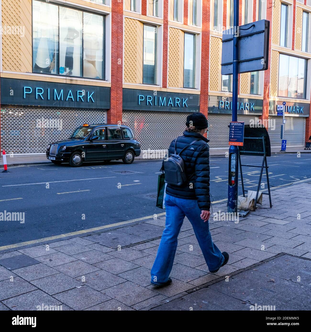 London UK, December 01 2020, Primark Discount Fashion Chain Closed Due To COVID-19 Pandemic Lockdown Stock Photo