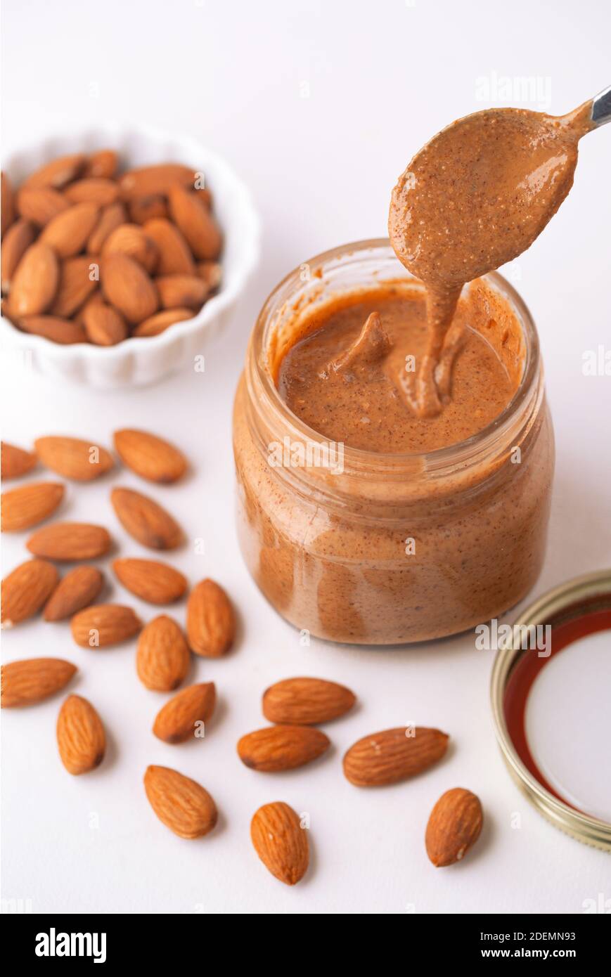 Almond butter hires stock photography and images Alamy