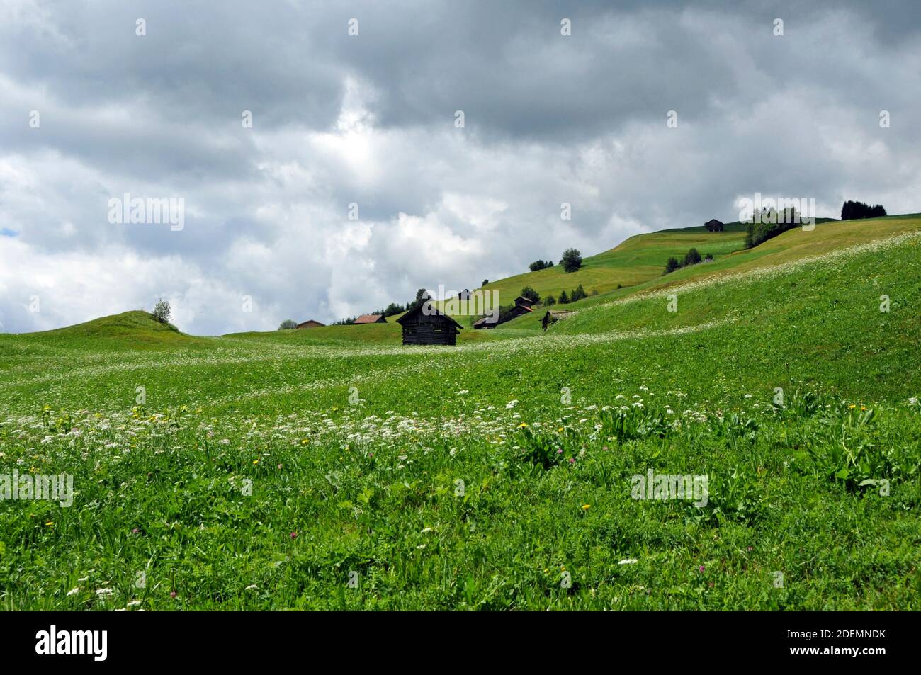 Mountain scenery near Fiss, Austria Stock Photo