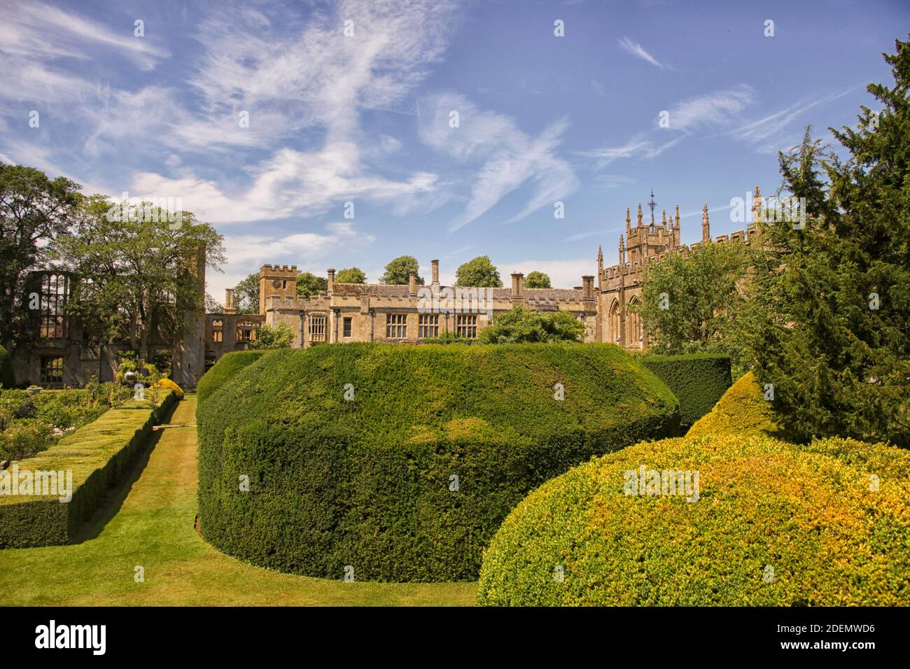 16th century Sudeley Castle in Cotswolds, England Stock