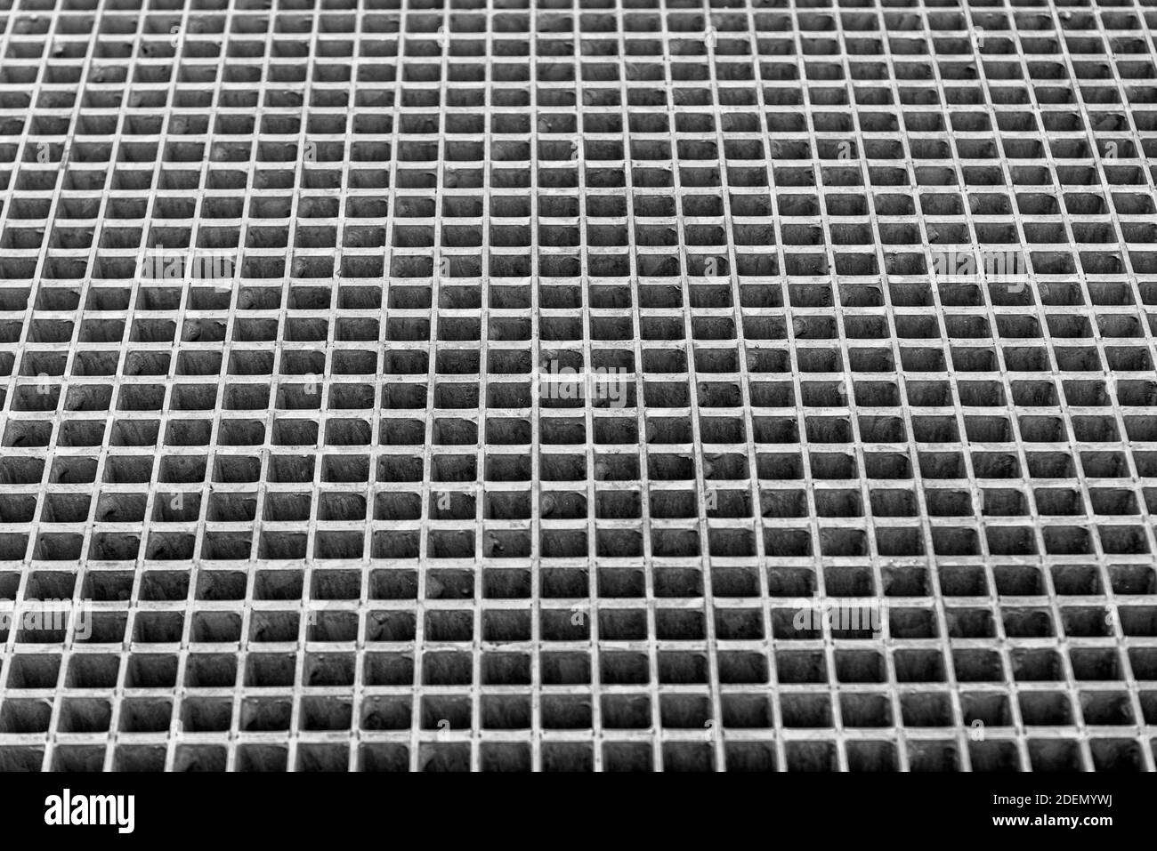 Abstract metal grill as background. Iron mesh Stock Photo