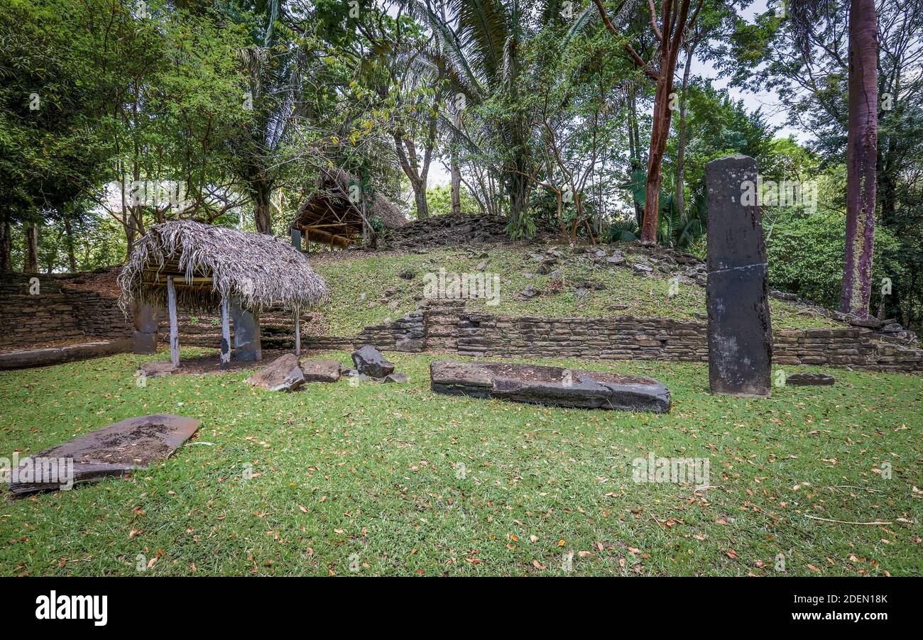 Nim Li Punit Structures Nim li punit archaeological site hi-res stock photography and images ...