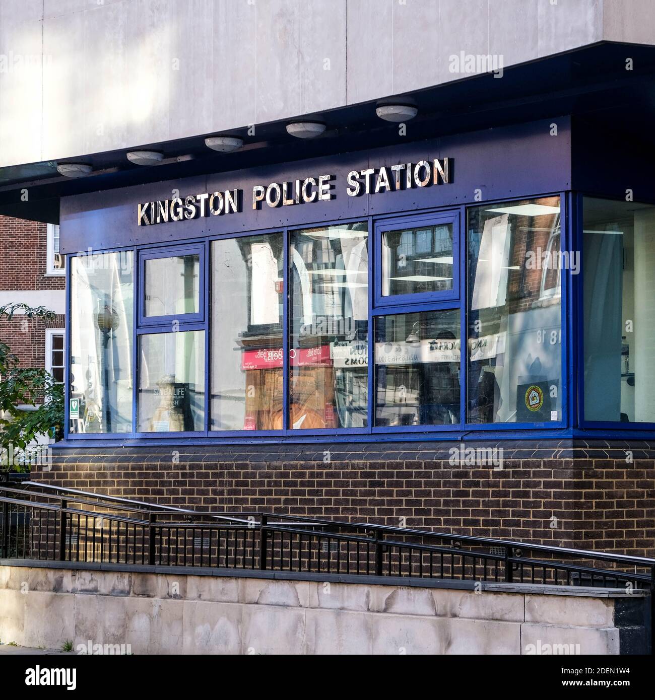London UK, December 01 2020, Kingston Metropolitan Police Station Building With No People Stock Photo