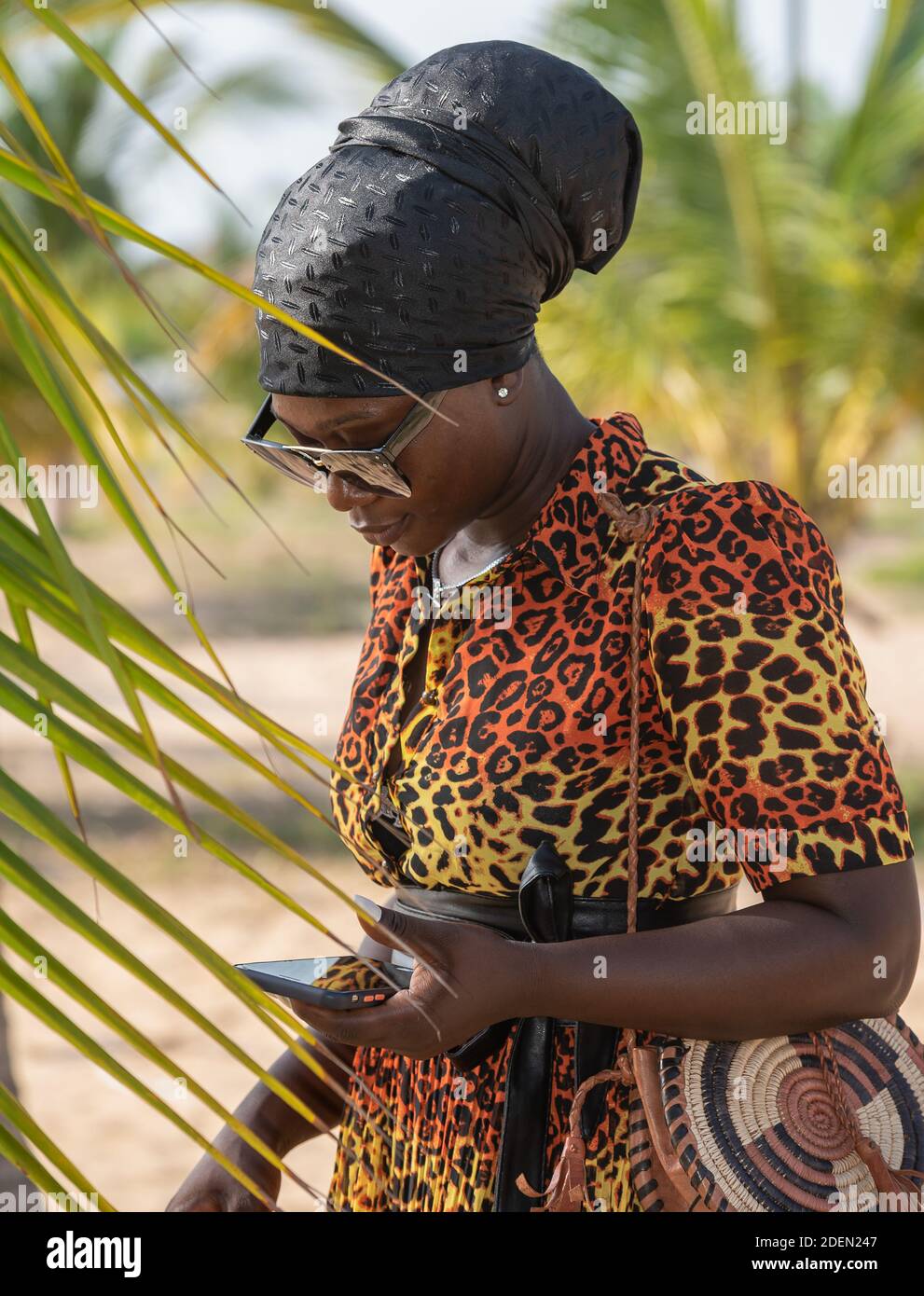 Ghana woman dress hi-res stock photography and images - Alamy