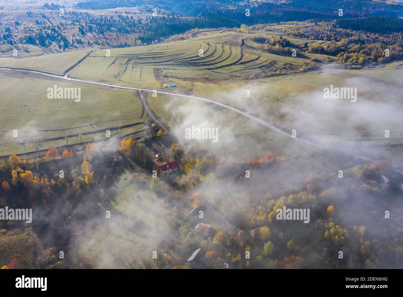Flying over clouds drone aerial hi-res stock photography and images - Alamy