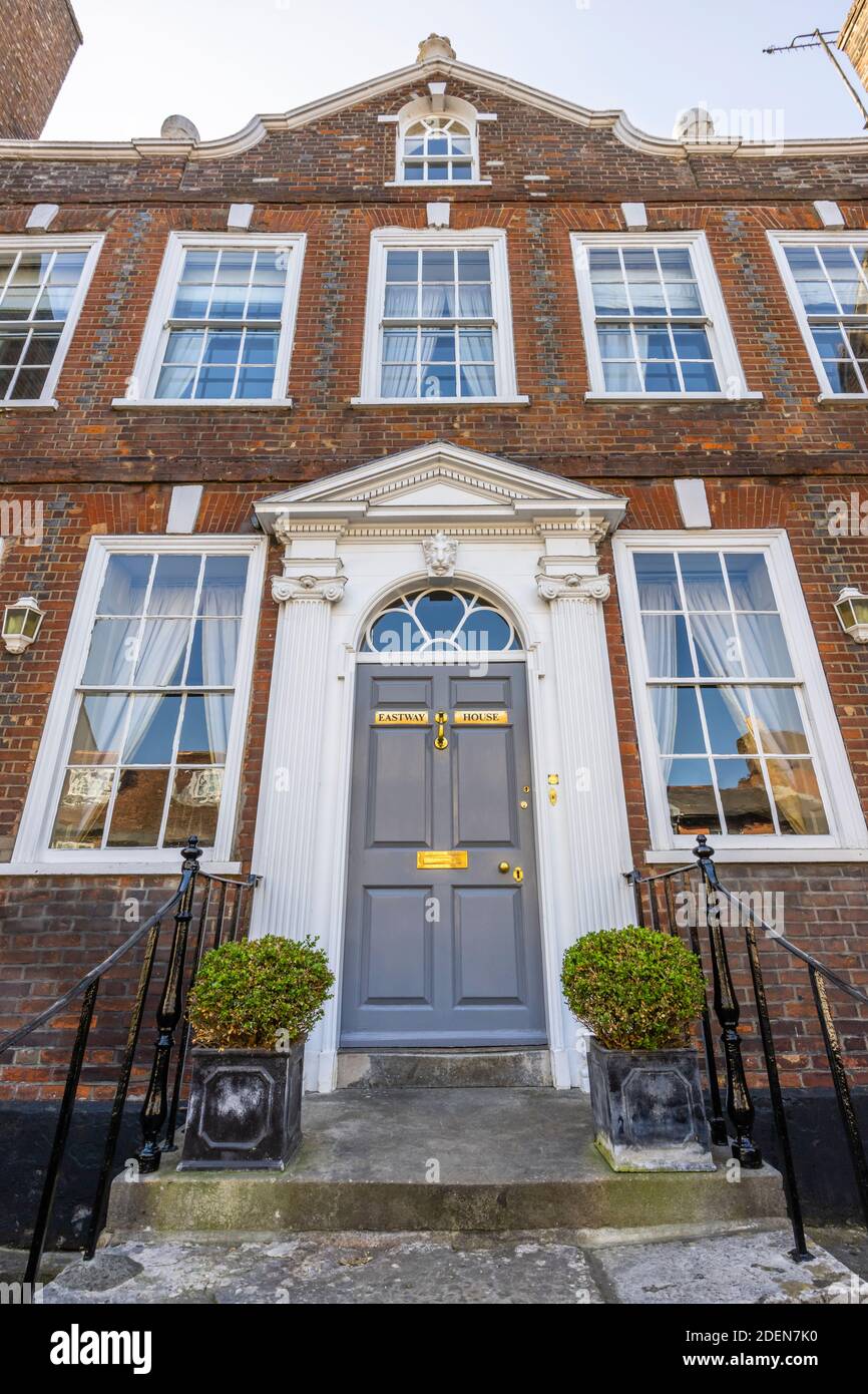 Front entrance to Eastway House built in 1735, East Street, Blandford