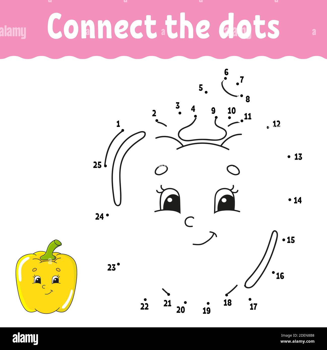 Dot to dot game. Draw a line. For kids. Activity worksheet. Coloring ...