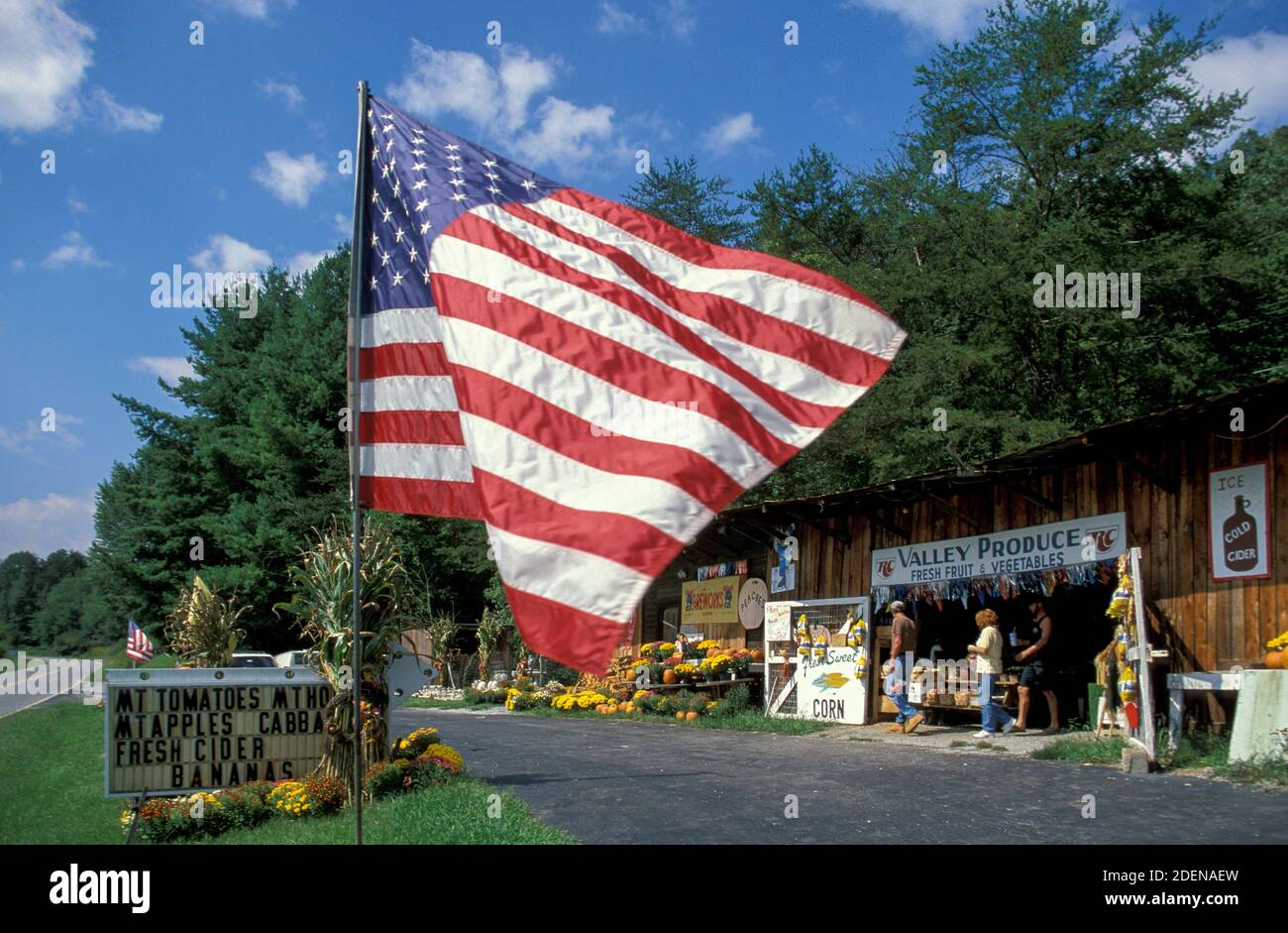 USA, Deep South,Appalachian Mountains,  North Carolina,   Bryson City, Stock Photo