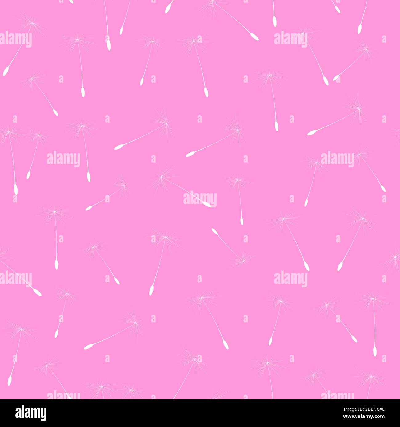 Abstract Dandelion Seed Seamless Pattern Background Illustration Stock ...