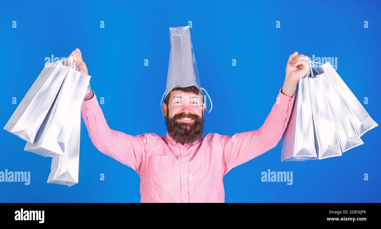 Silly smile man mustache hi-res stock photography and images - Alamy