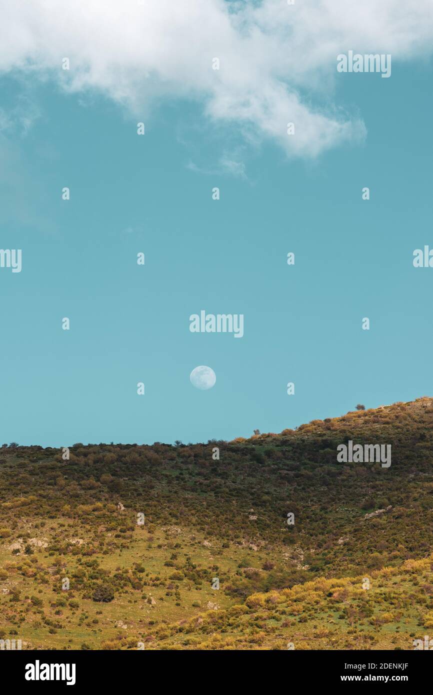 Vertical wallpaper full moon hi-res stock photography and images - Alamy