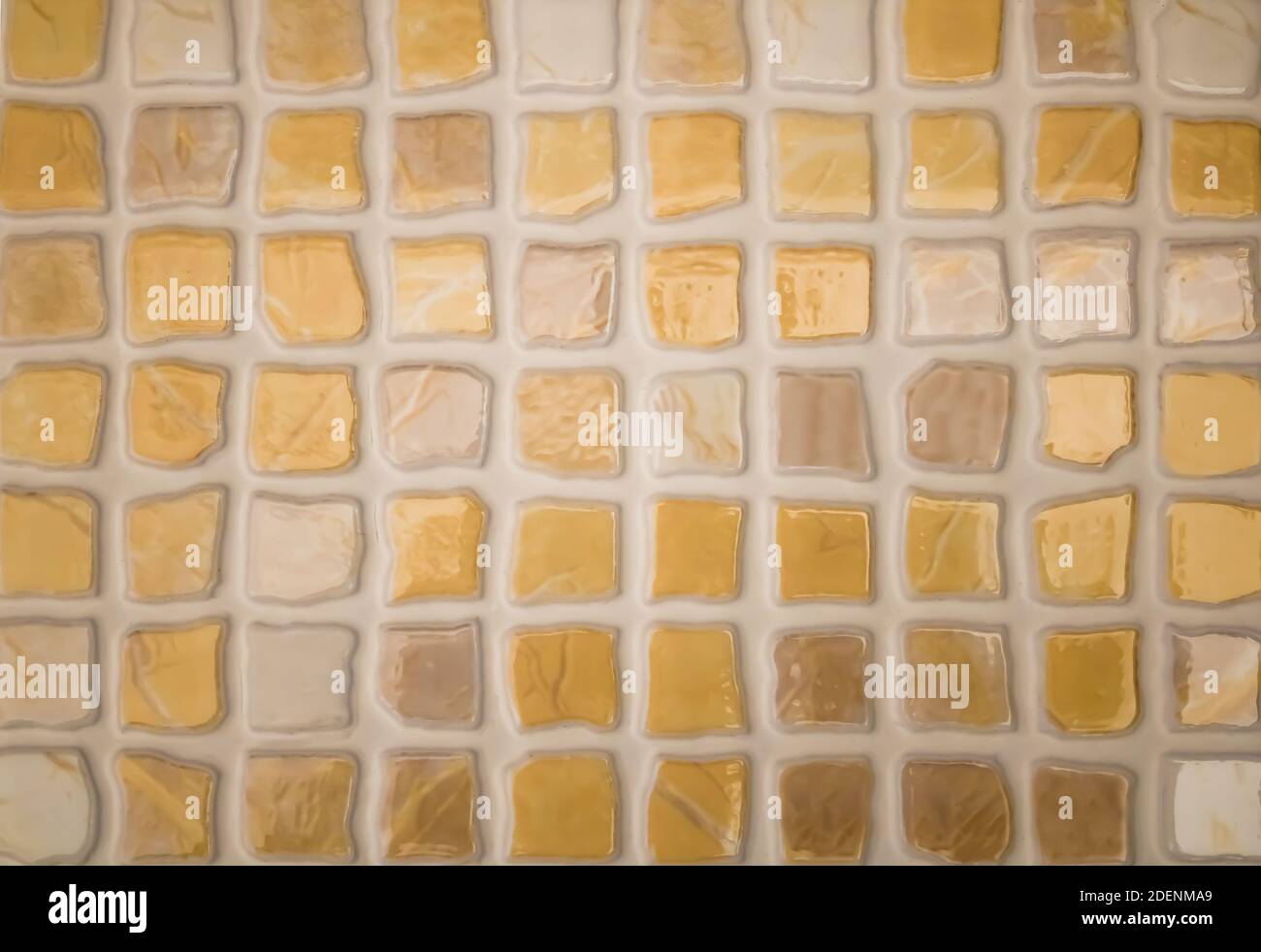 Mosaic wall background with textures Stock Photo - Alamy