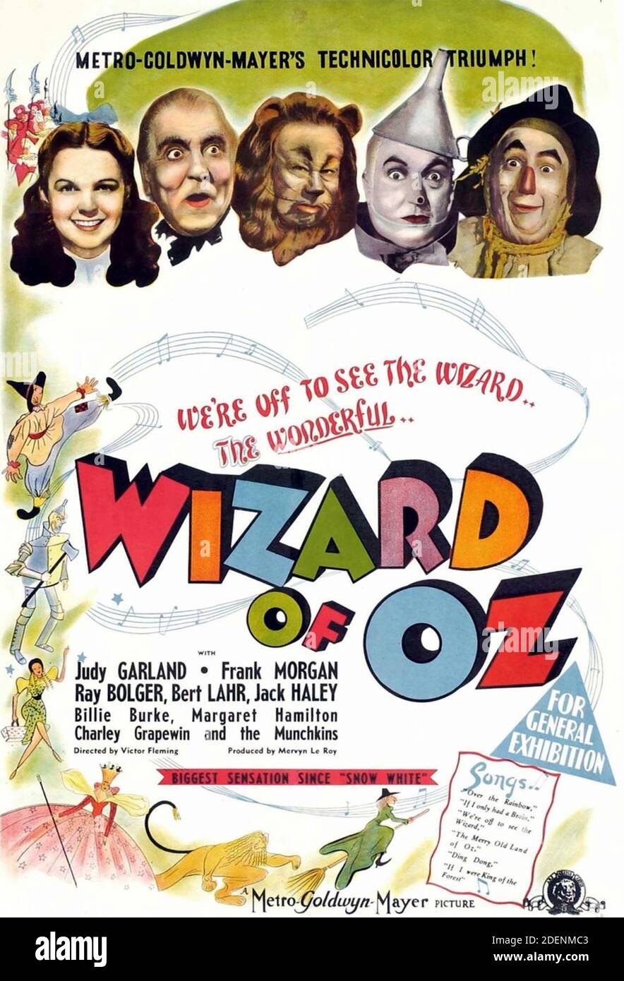The wizard of oz (1939) poster hires stock photography and images Alamy