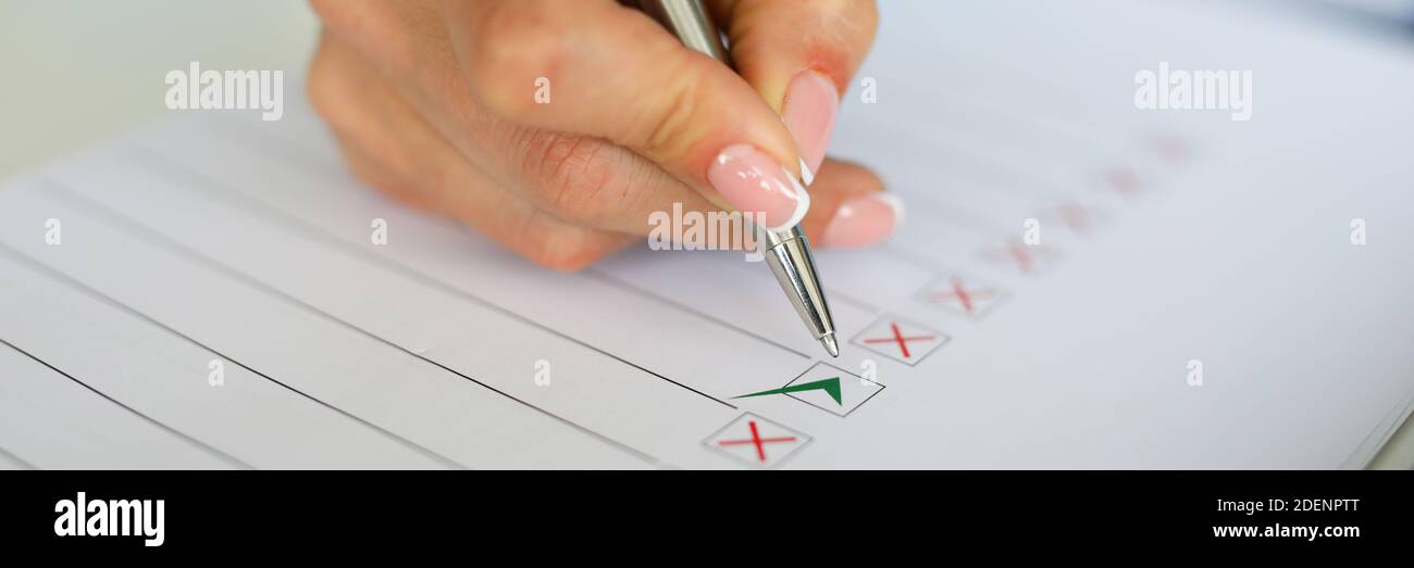 Check marks hires stock photography and images Alamy