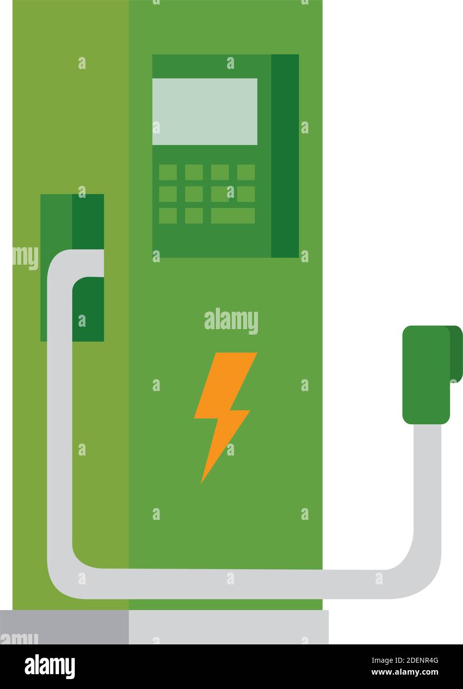 electric ecology service station with ray Stock Vector Image & Art - Alamy