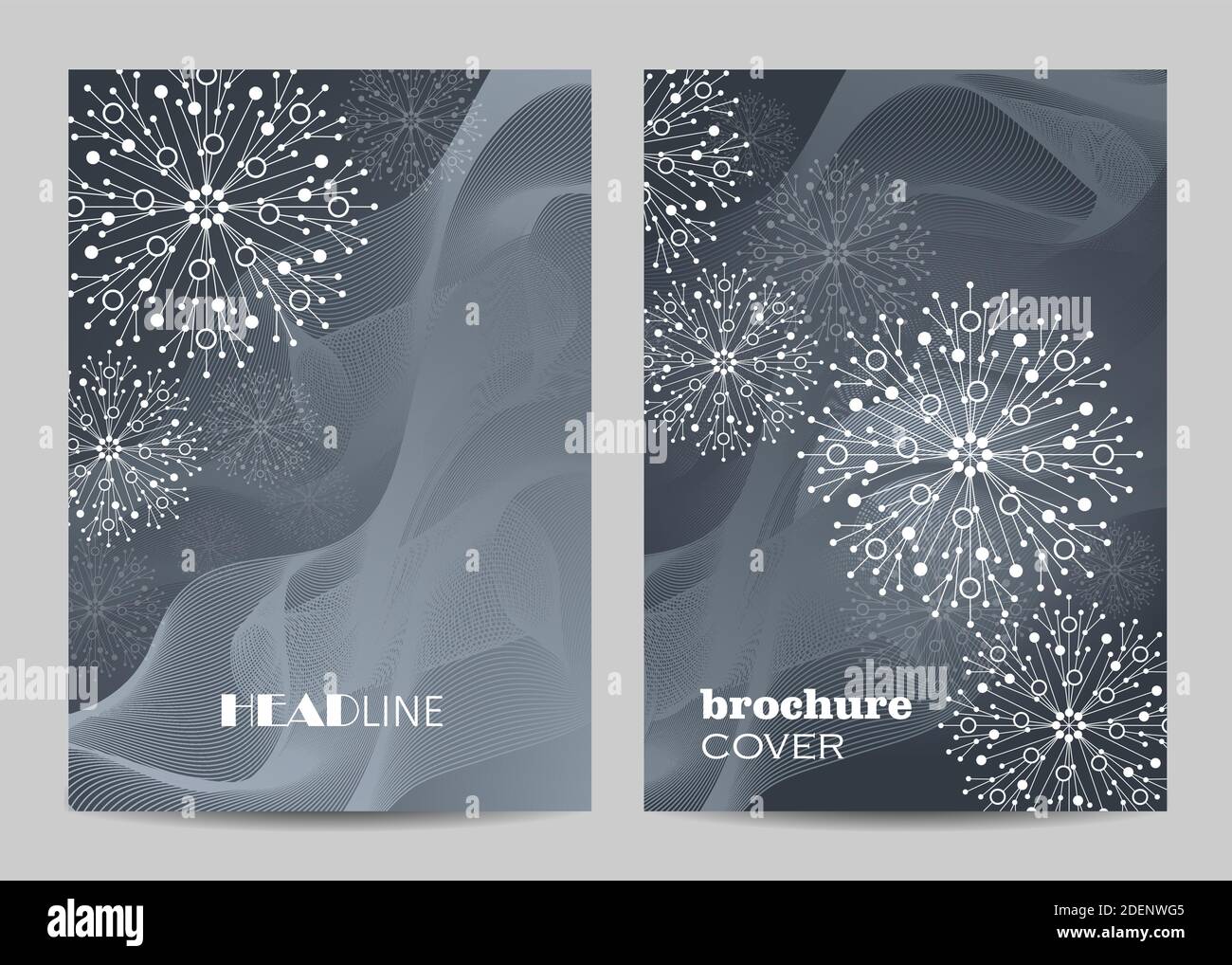 Modern brochure cover design with winter pattern Stock Vector Image Modern brochure cover design with winter pattern Stock Vector Image