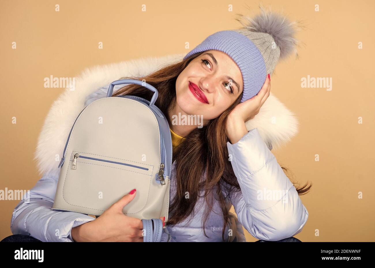 fancy leather backpack