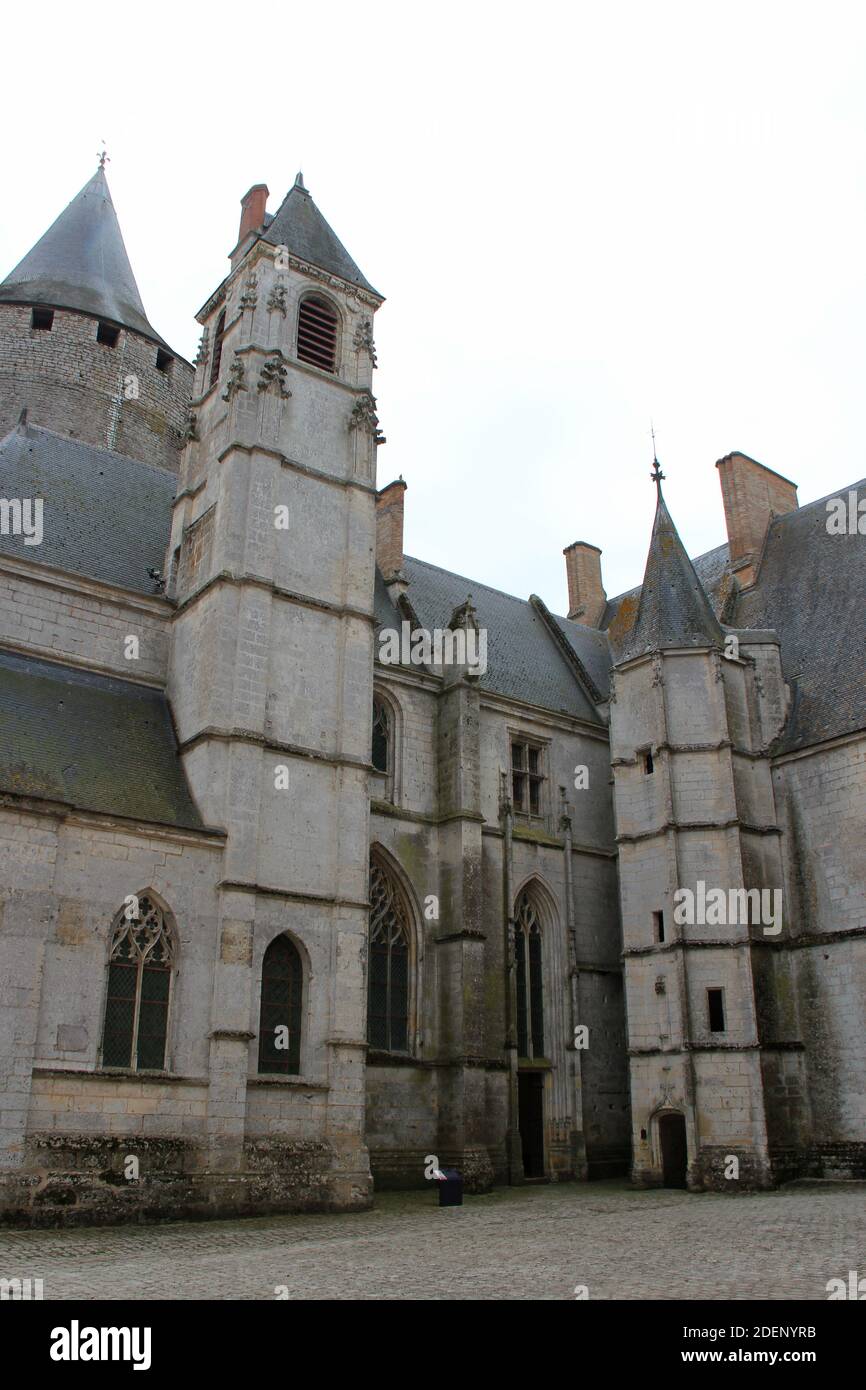 medieval castle in chateaudun in france Stock Photo - Alamy