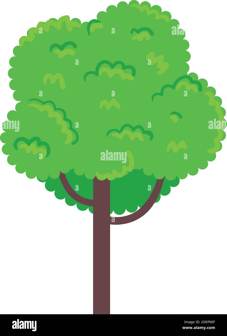 tree plant forest isolated icon Stock Vector Image & Art - Alamy