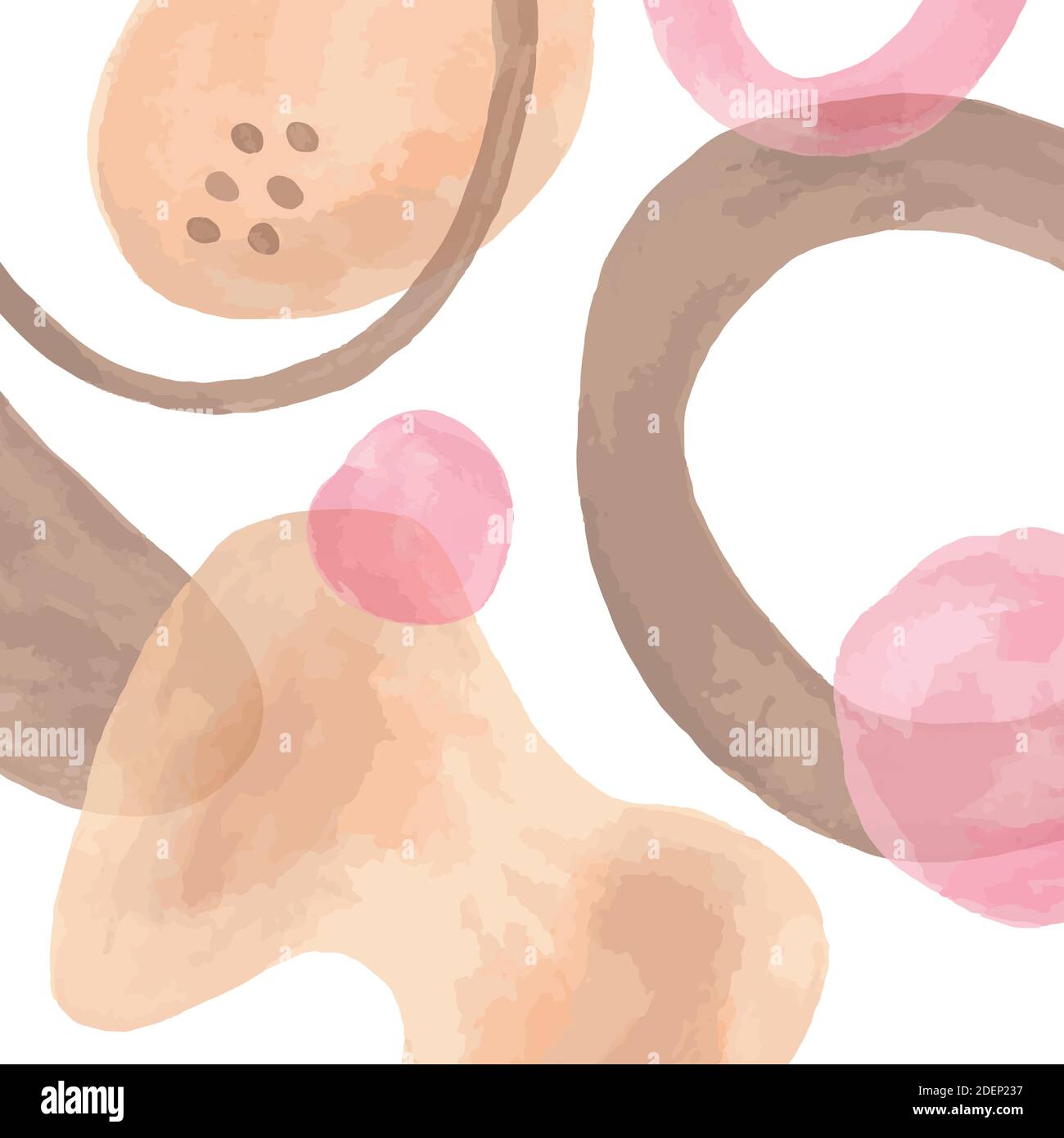 Background with different abstract elements on white. Stock Vector