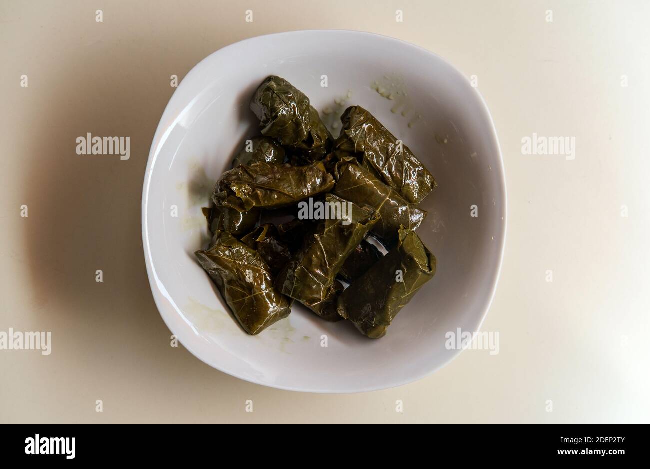 Armenian yaprak dolma, stuffed grape leaves appetizer Stock Photo Alamy
