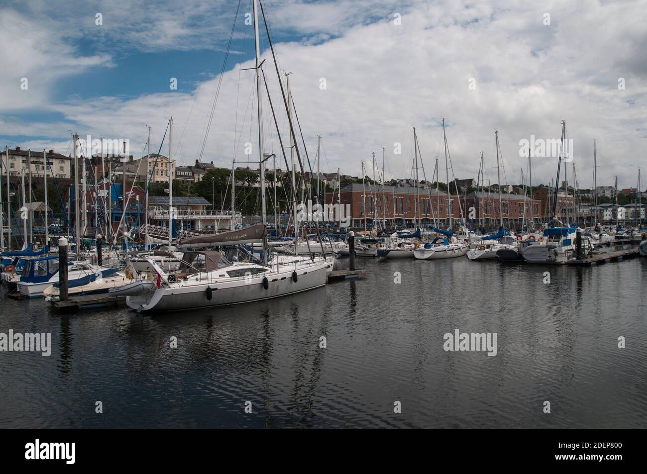 Milford Haven marina. Stock Photo