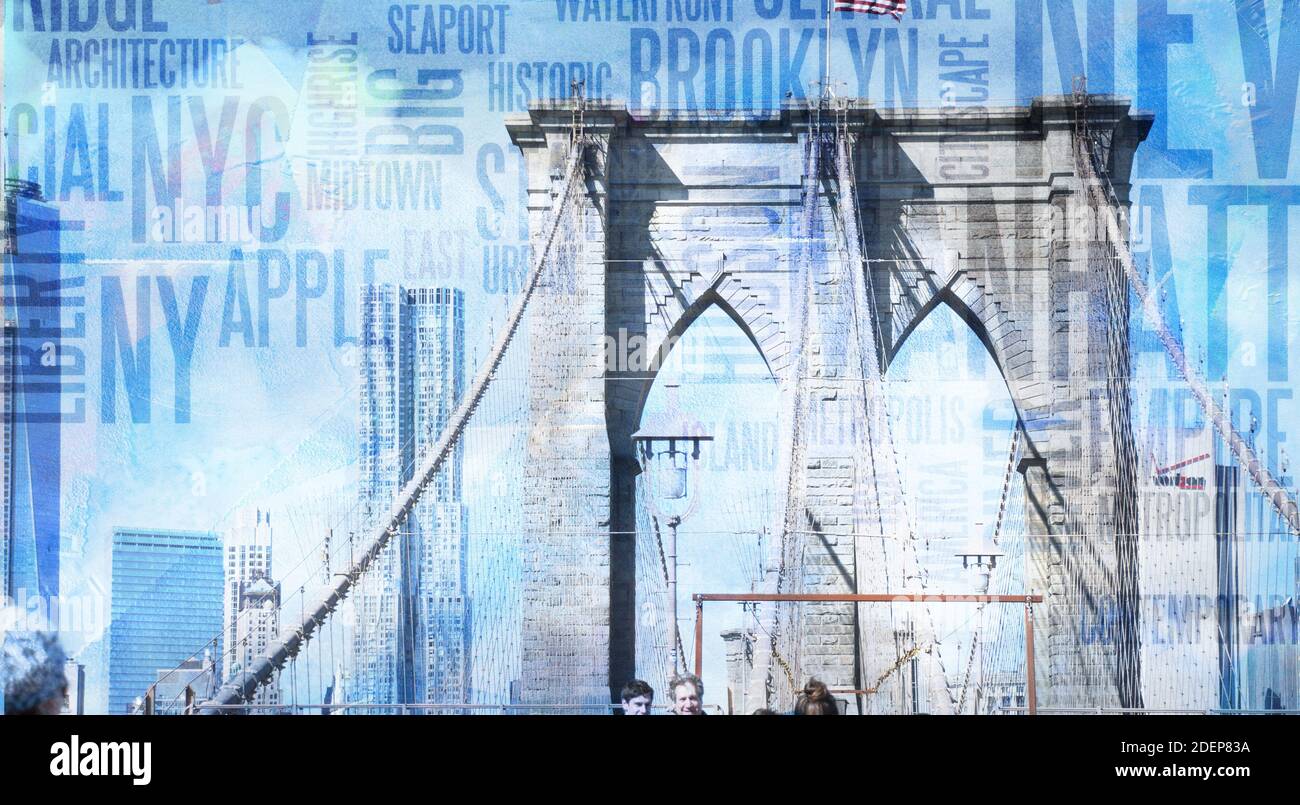 Brooklyn bridge painting hires stock photography and images Alamy