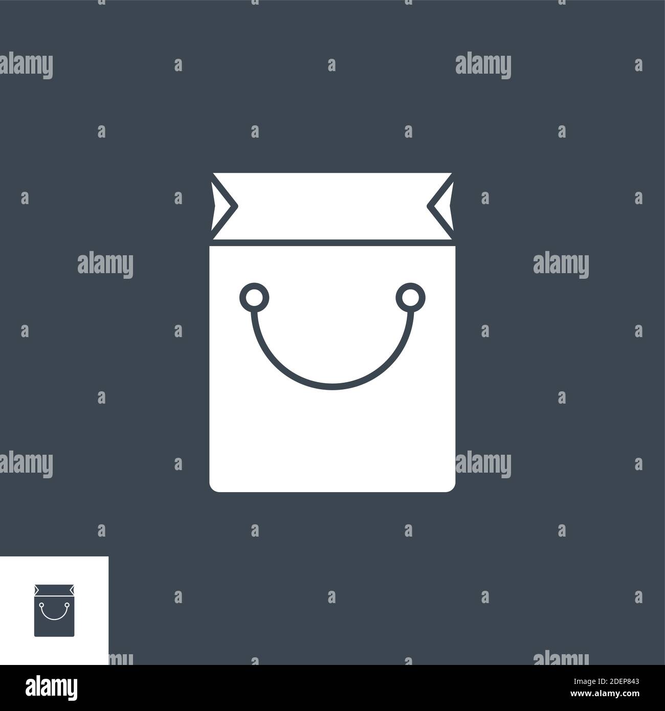 Shopping Bag related vector glyph icon Stock Vector Image & Art - Alamy
