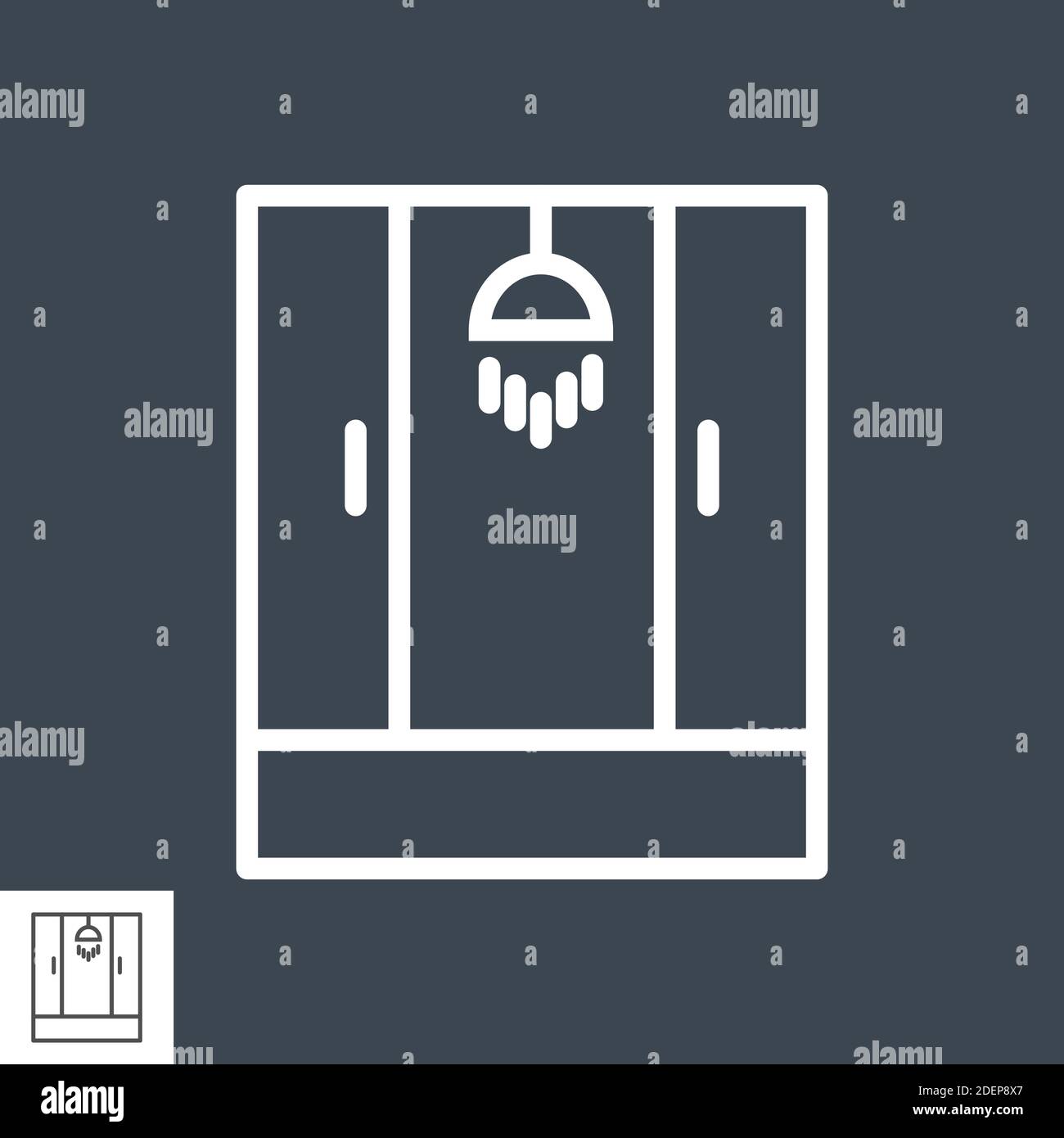Shower line icon Stock Vector Image & Art - Alamy