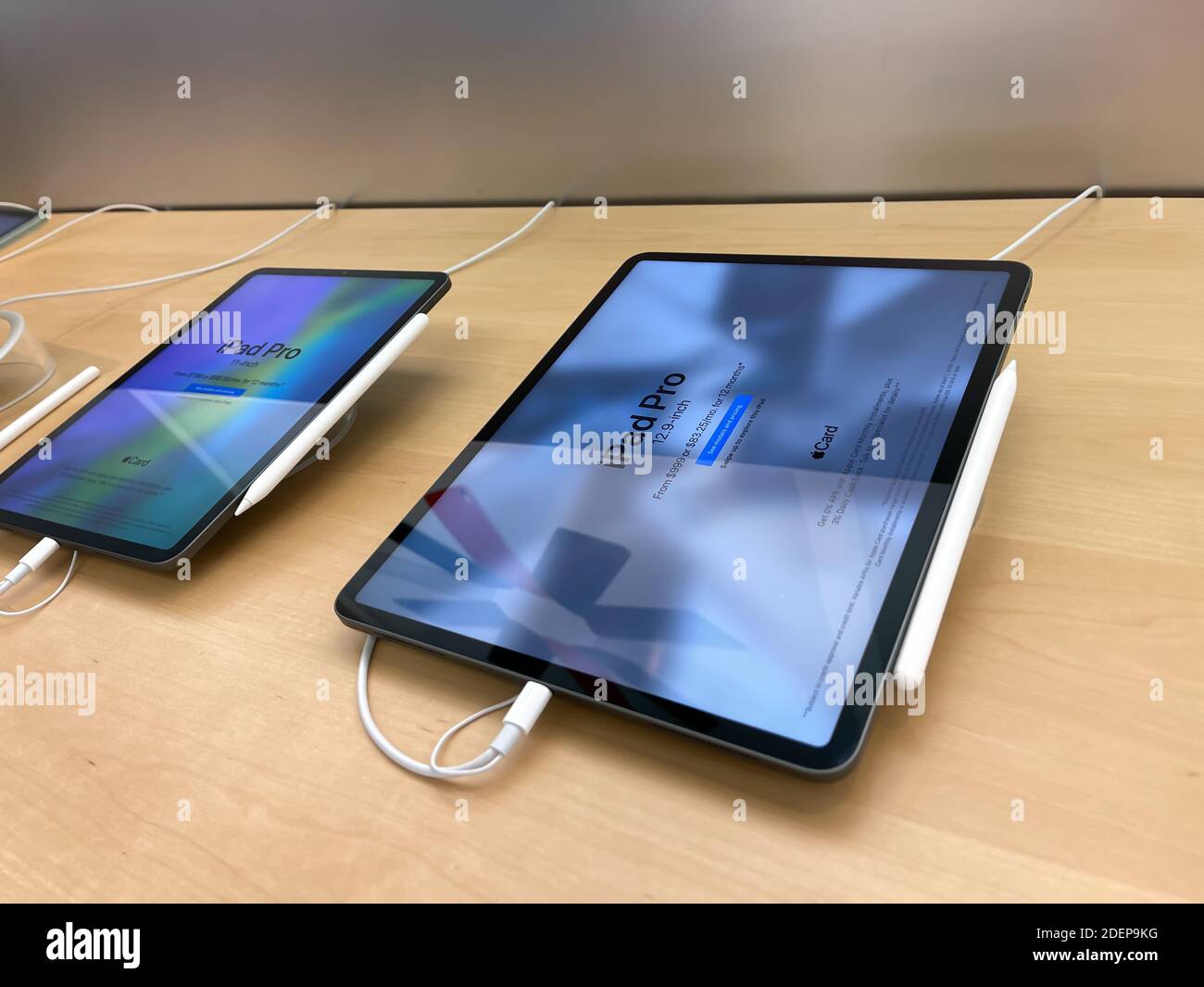 Orlando, FL USANovember 20, 2020 An Apple store display of 11 inch