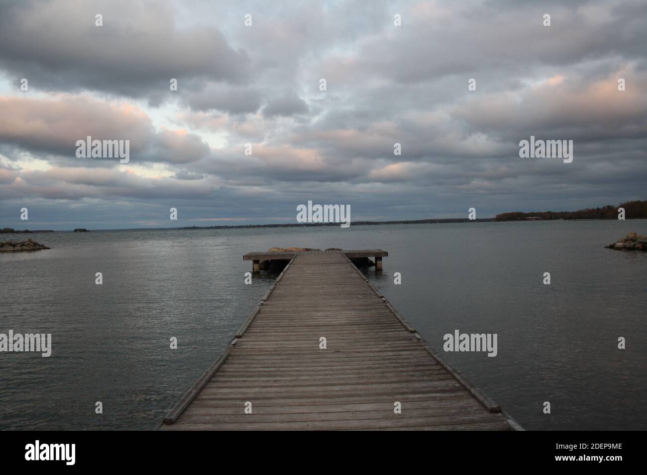Lake simcoe ontario Stock Photo