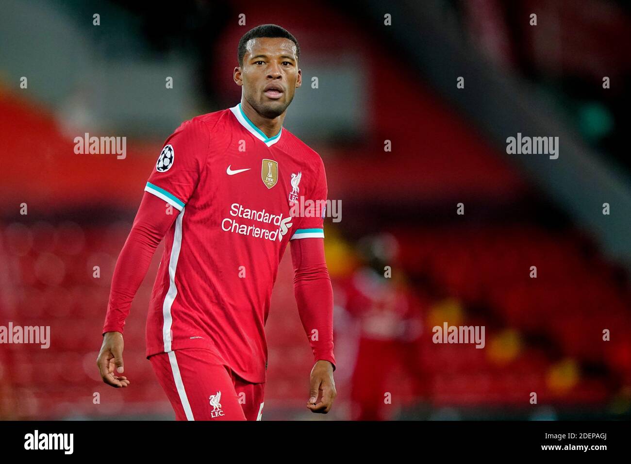 Liverpool, UK. 01st Dec, 2020. LIVERPOOL, 01-12-2020, Anfield, UEFA Champions  League, Group stage - Group D, Season 2020-2021, Liverpool FC - Ajax.  Liverpool player Georginio Wijnaldum Credit: Pro Shots/Alamy Live News  Stock Photo - Alamy