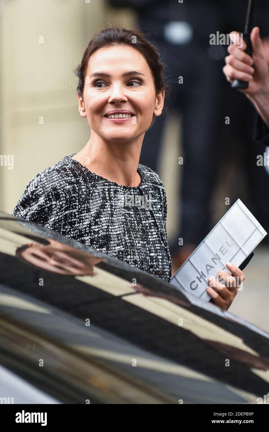 Virginie Ledoyen attends the runway during the Chanel Womenswear Spring