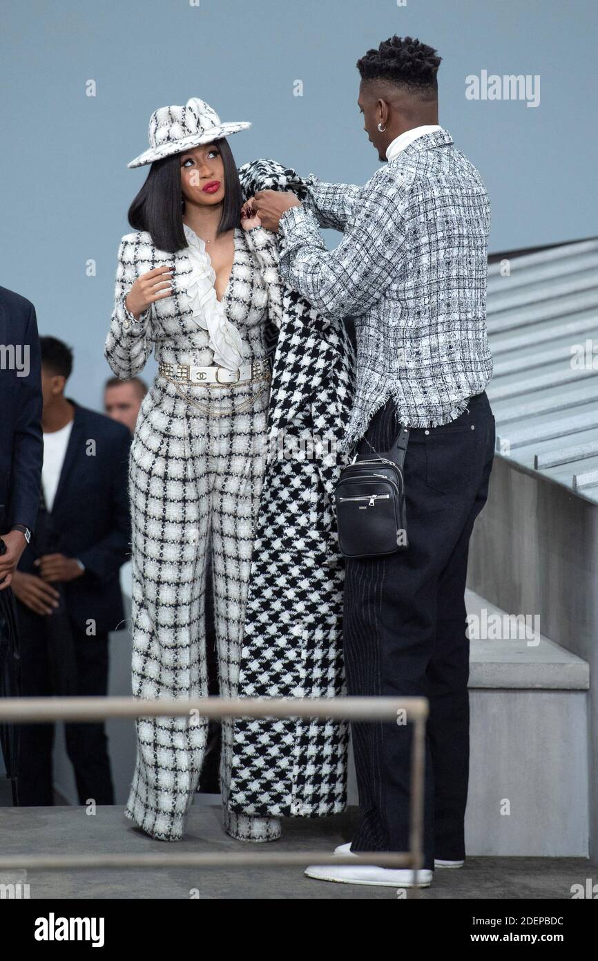 Cardi B attends the Chanel Womenswear Spring/Summer 2020 show as part of  Paris Fashion Week on October 01, 2019 in Paris, France. Photo by Laurent  Zabulon/ABACAPRESS.COM Stock Photo - Alamy