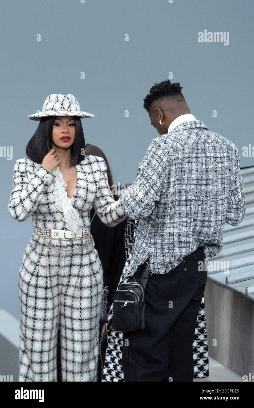 Cardi B attending the Chanel Womenswear Spring/Summer 2020 show as part of  Paris Fashion Week in Paris, France on October 01, 2019. Photo by Aurore  Marechal/ABACAPRESS.COM Stock Photo - Alamy
