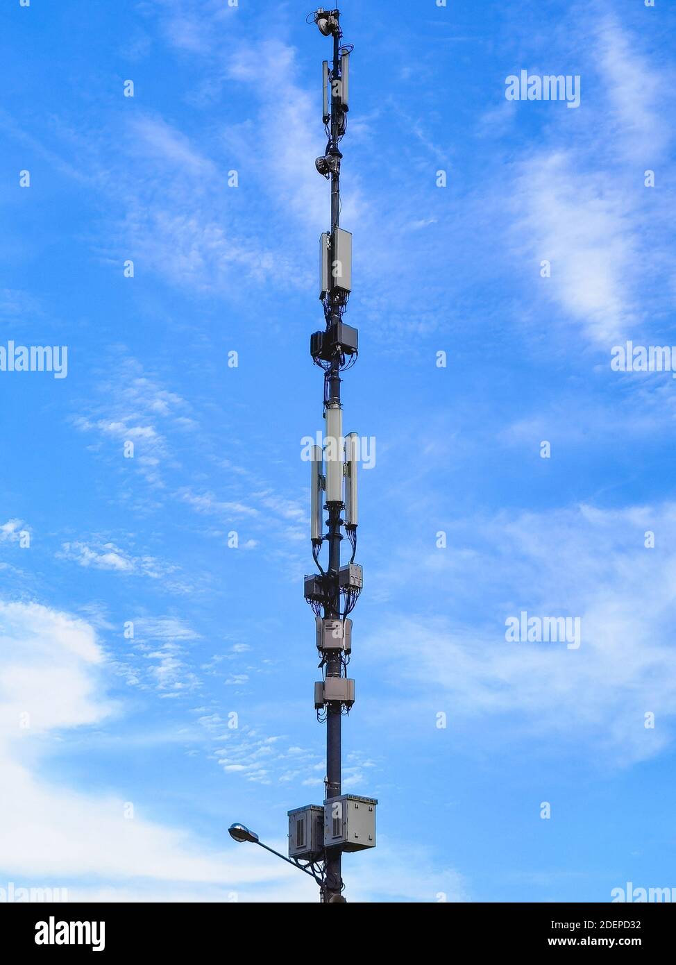 5G antenna pole for 5G telephone and communication, IOT