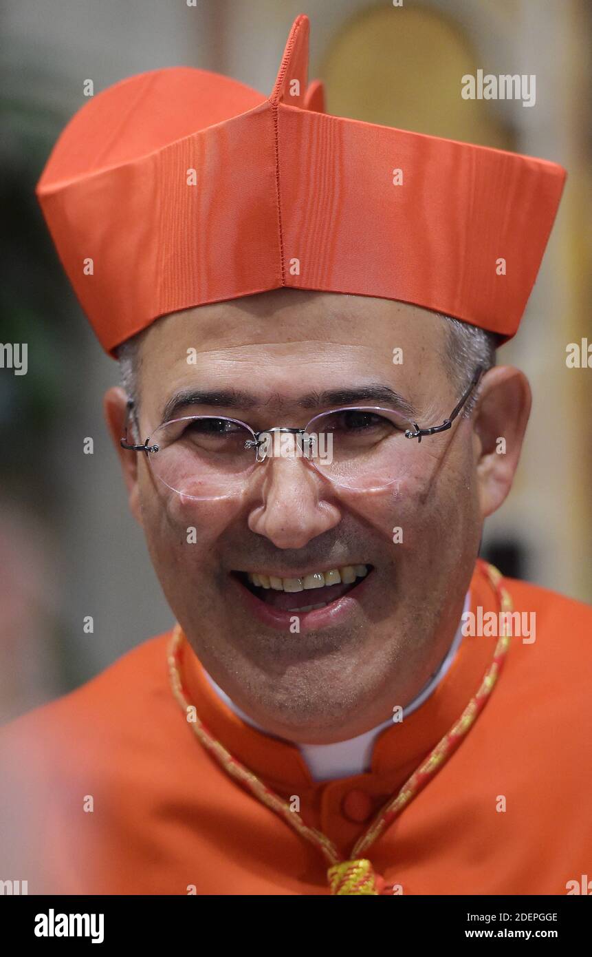 New cardinal Jose Tolentino Calaca de Mendonca (Portugal) poses as he ...