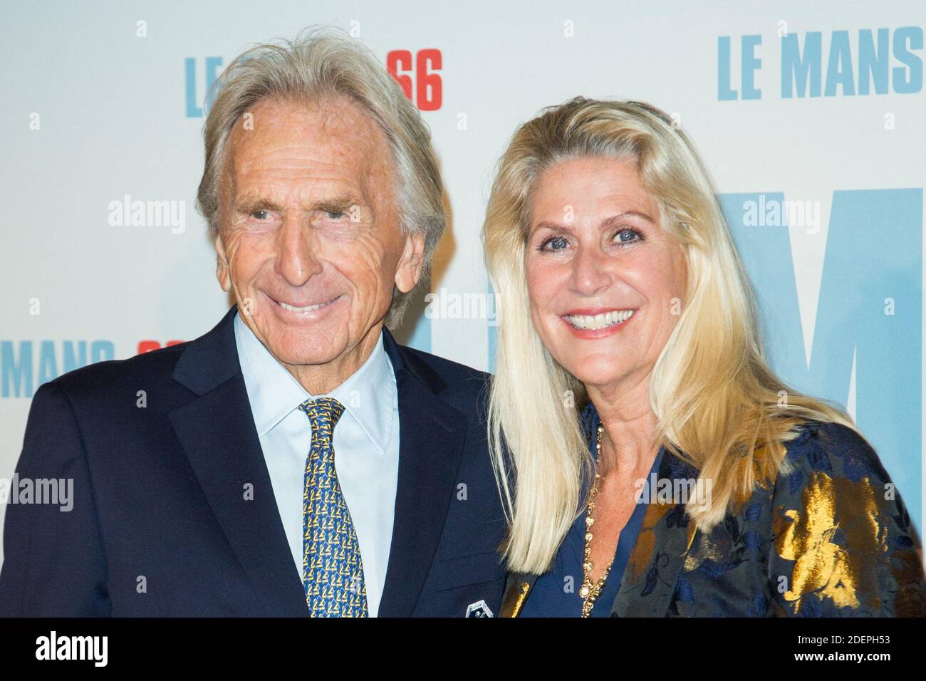 Dereck Bell and his wife Misti Bell attends 'Le Mans 66' Paris film  premiere at Gaumont Champs Elysees in Paris on October 06, 2019. Photo by  Nasser Berzane/ABACAPRESS.COM Stock Photo - Alamy