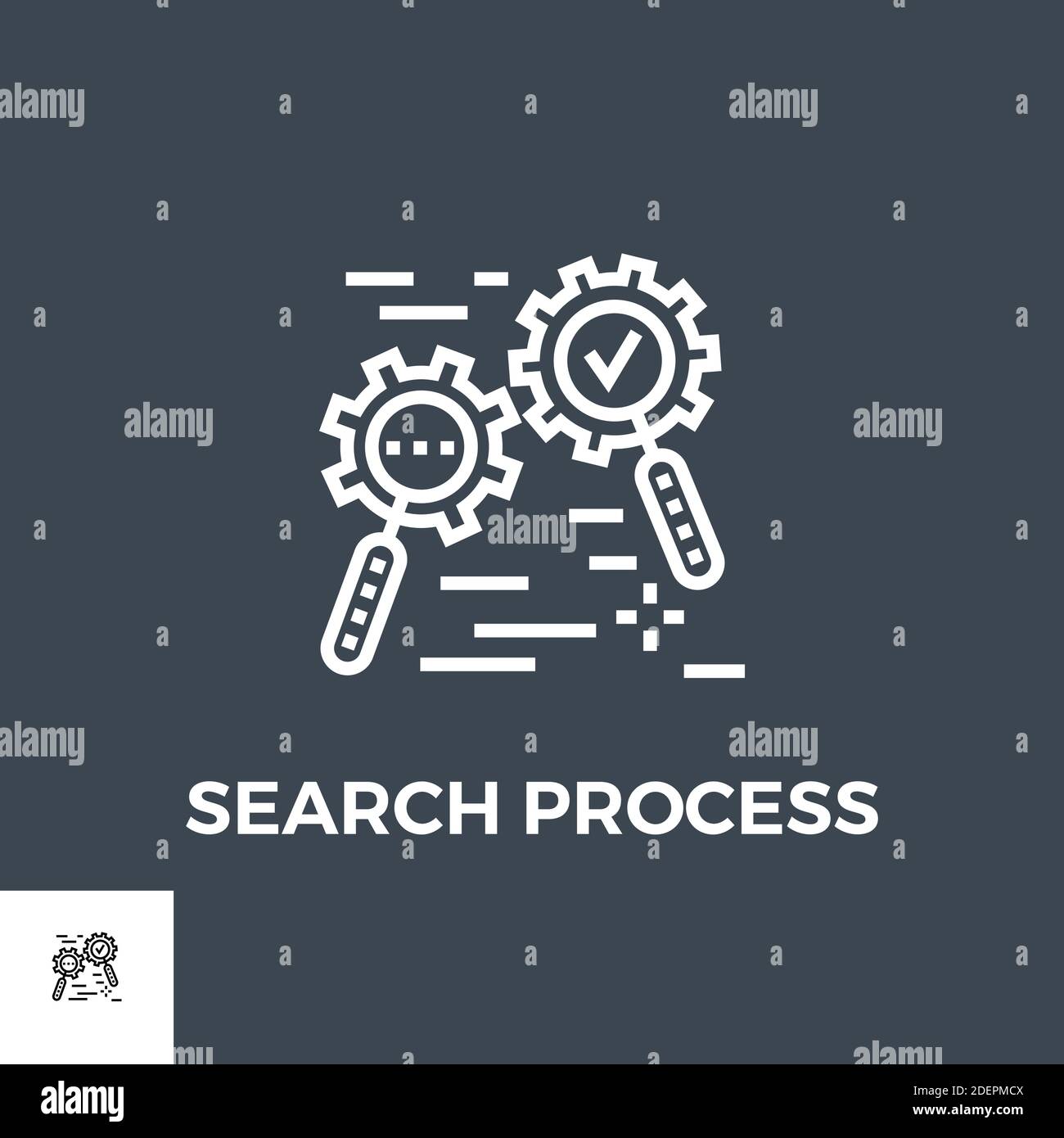 Searching process Stock Vector Images - Alamy