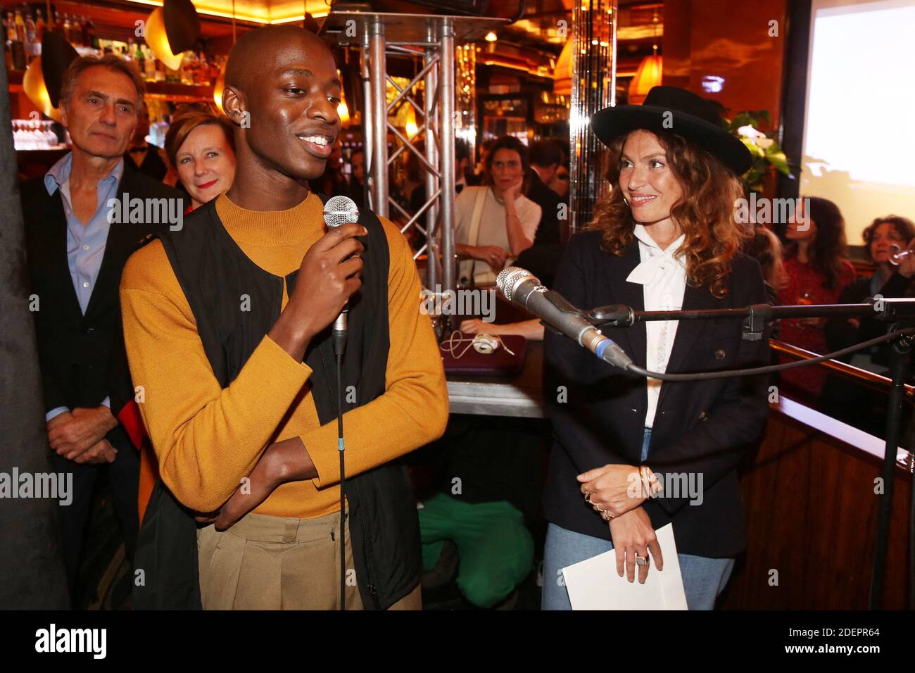 Lossapardo and Aurelie Saada attending the 2nd Prix Double Dome held at ...