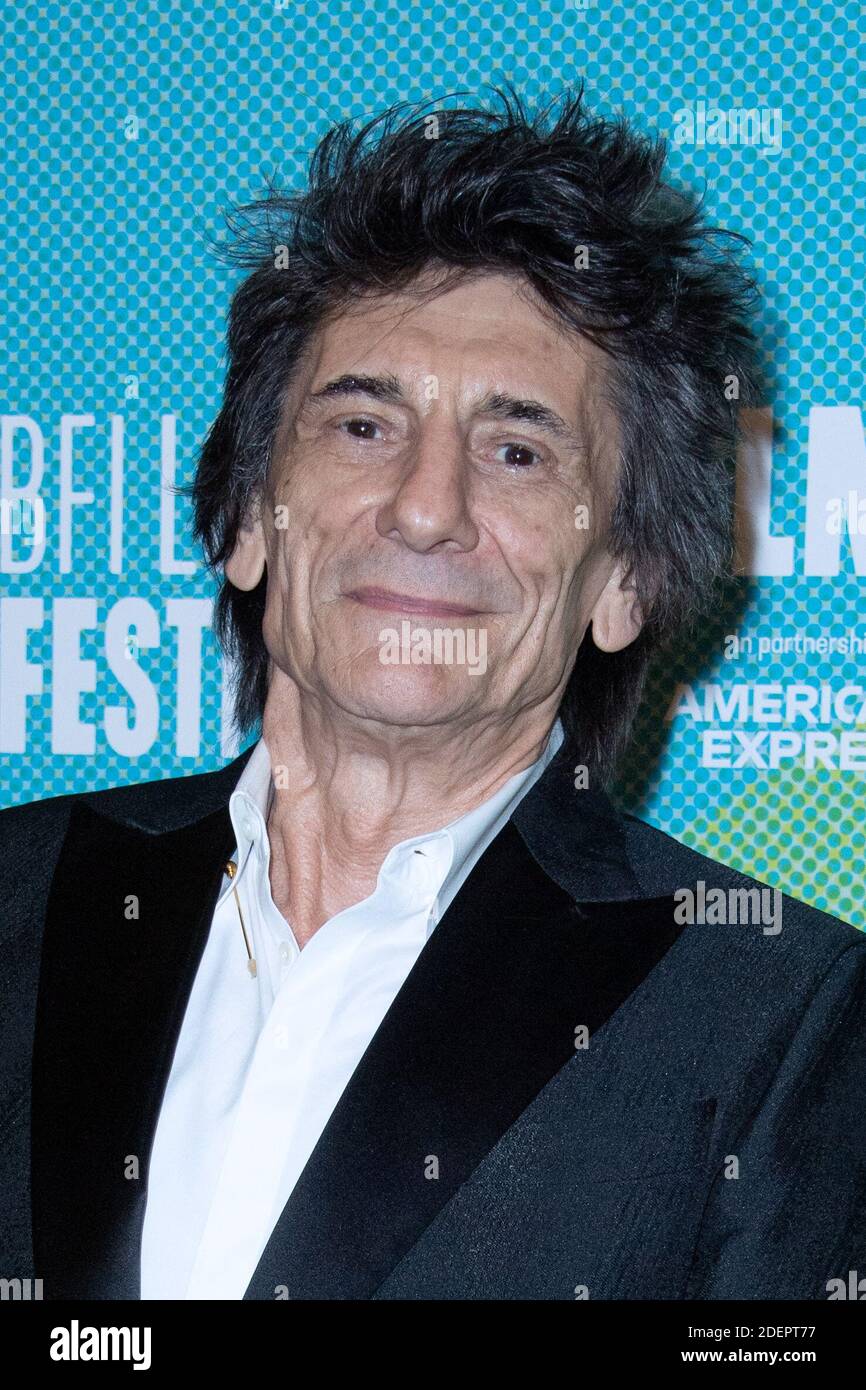 Ronnie Wood attending the Somebody Up There Likes Me Premiere during ...