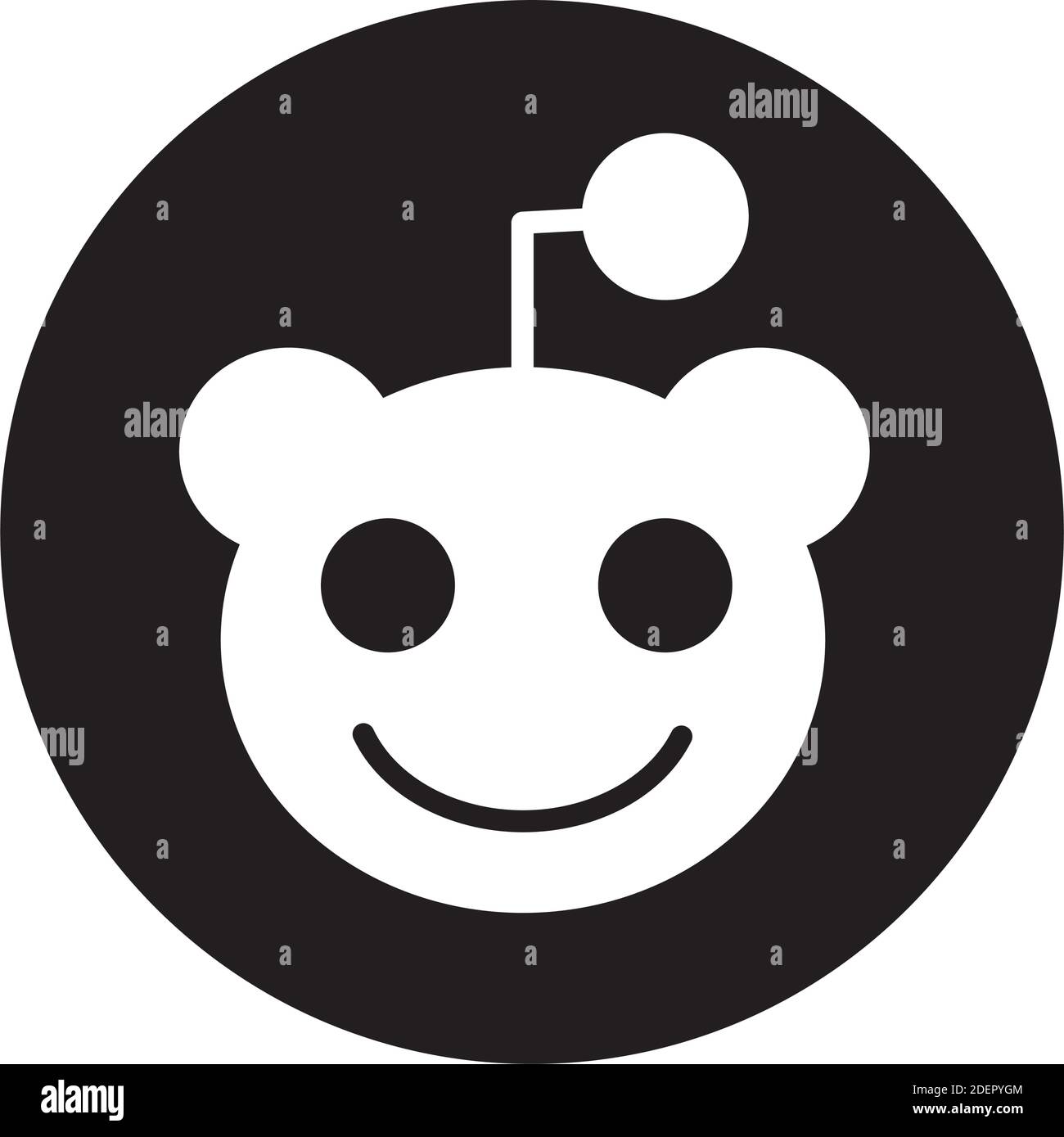 Reddit Icon Black And White Stock Photos Images Alamy