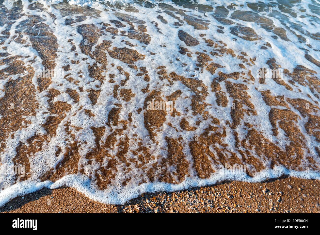Foamy sea wave washes sandy hi-res stock photography and images - Alamy