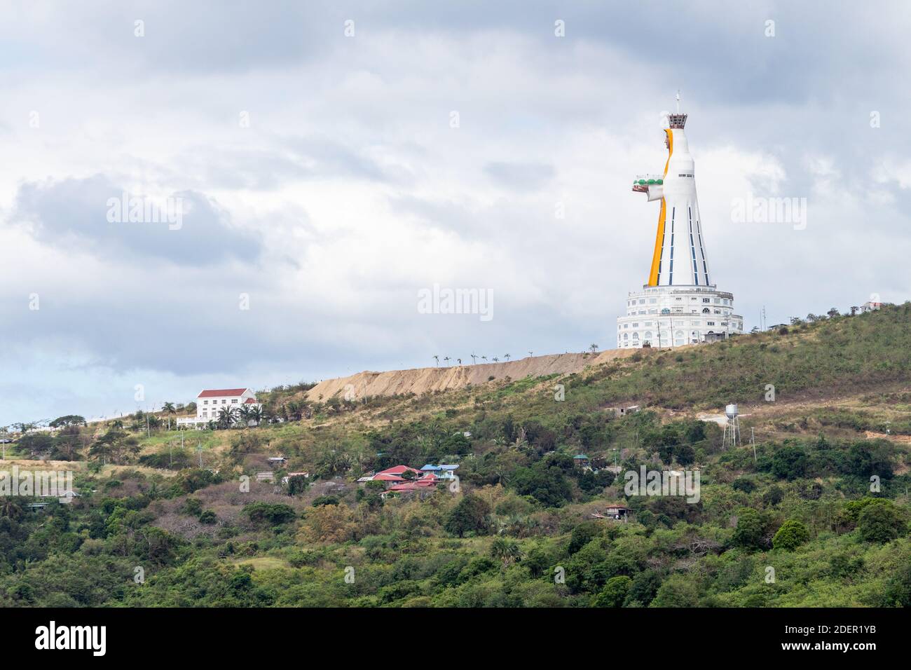 The giant Mary statue at the Montemaria pilgrimage center in Batangas