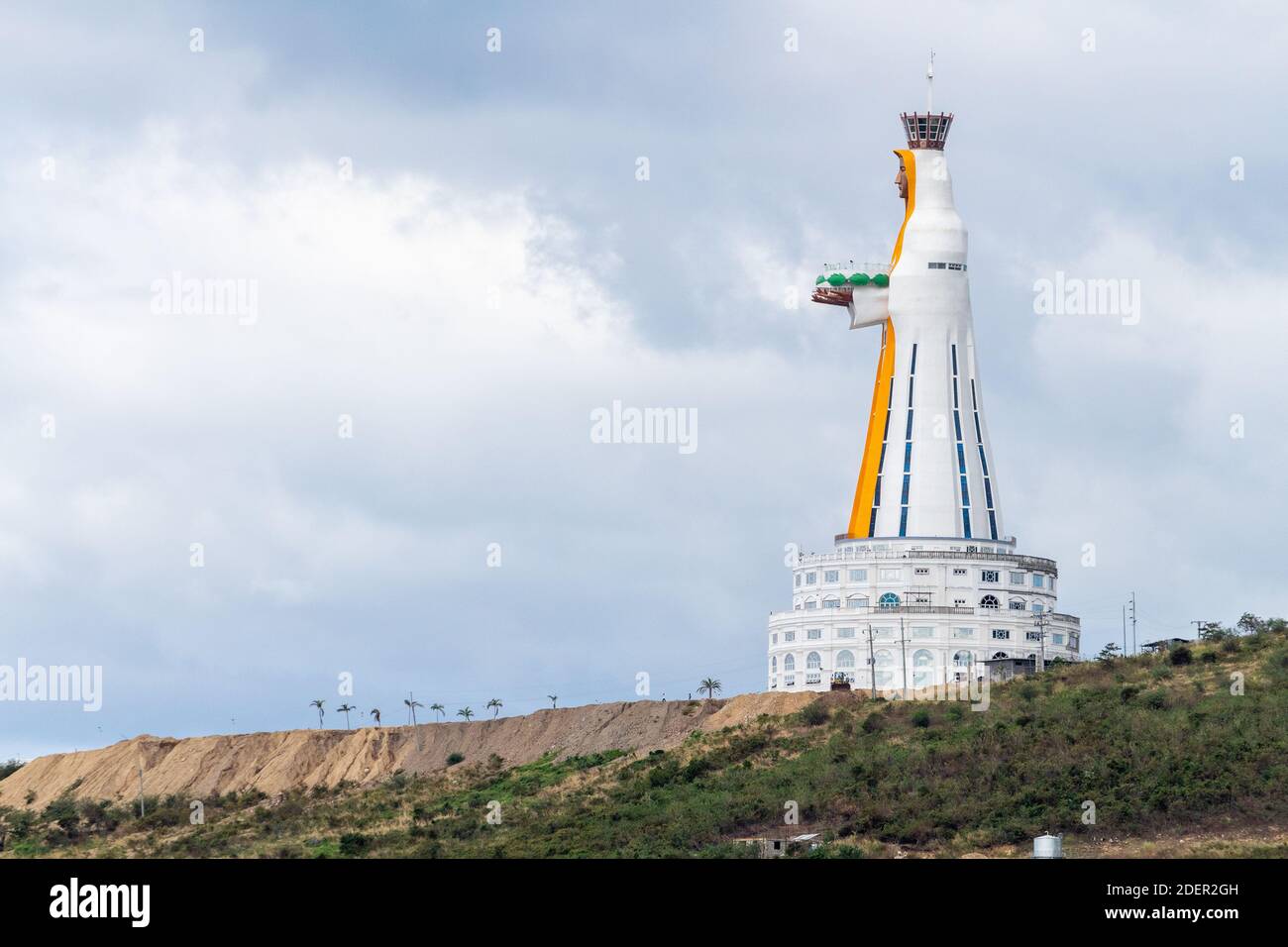 The giant Mary statue at the Montemaria pilgrimage center in Batangas