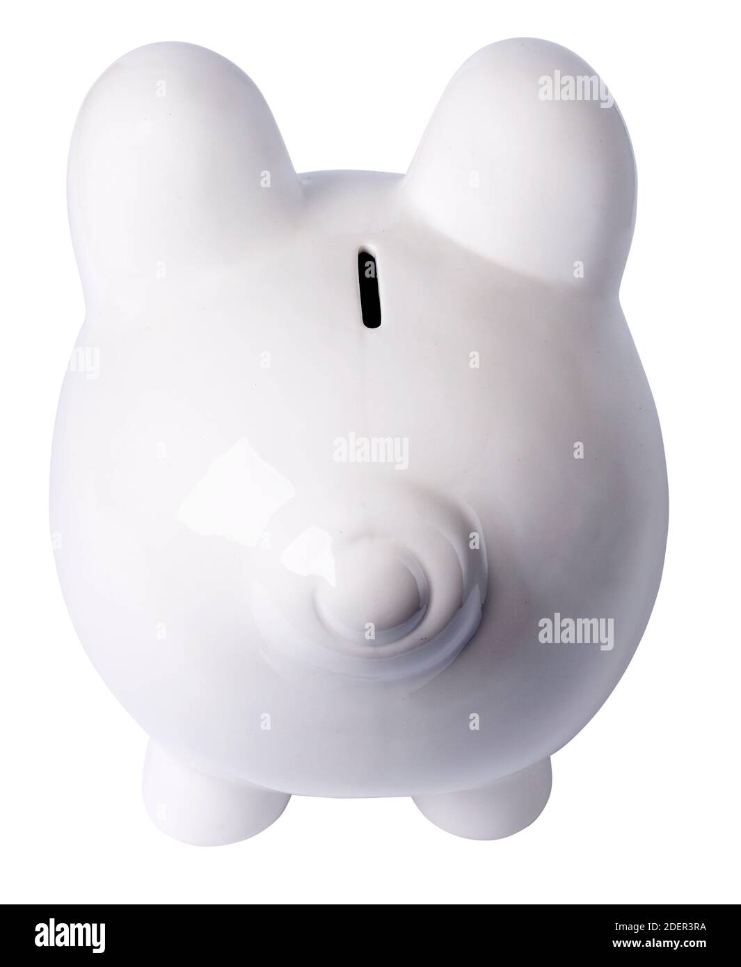 white ceramic piggy bank Stock Photo
