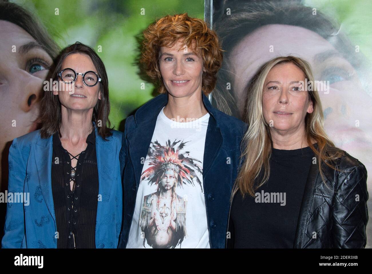 Corine Sombrun, Cecile de France et Fabienne Berthaud assistent a la Premiere du film Un Monde Plus Grand au cinema UGC Cine Cite Les Halles a Paris, France, le 21 Octobre 2019. Photo by Aurore Marechal/ABACAPRESS.COM Stock Photo