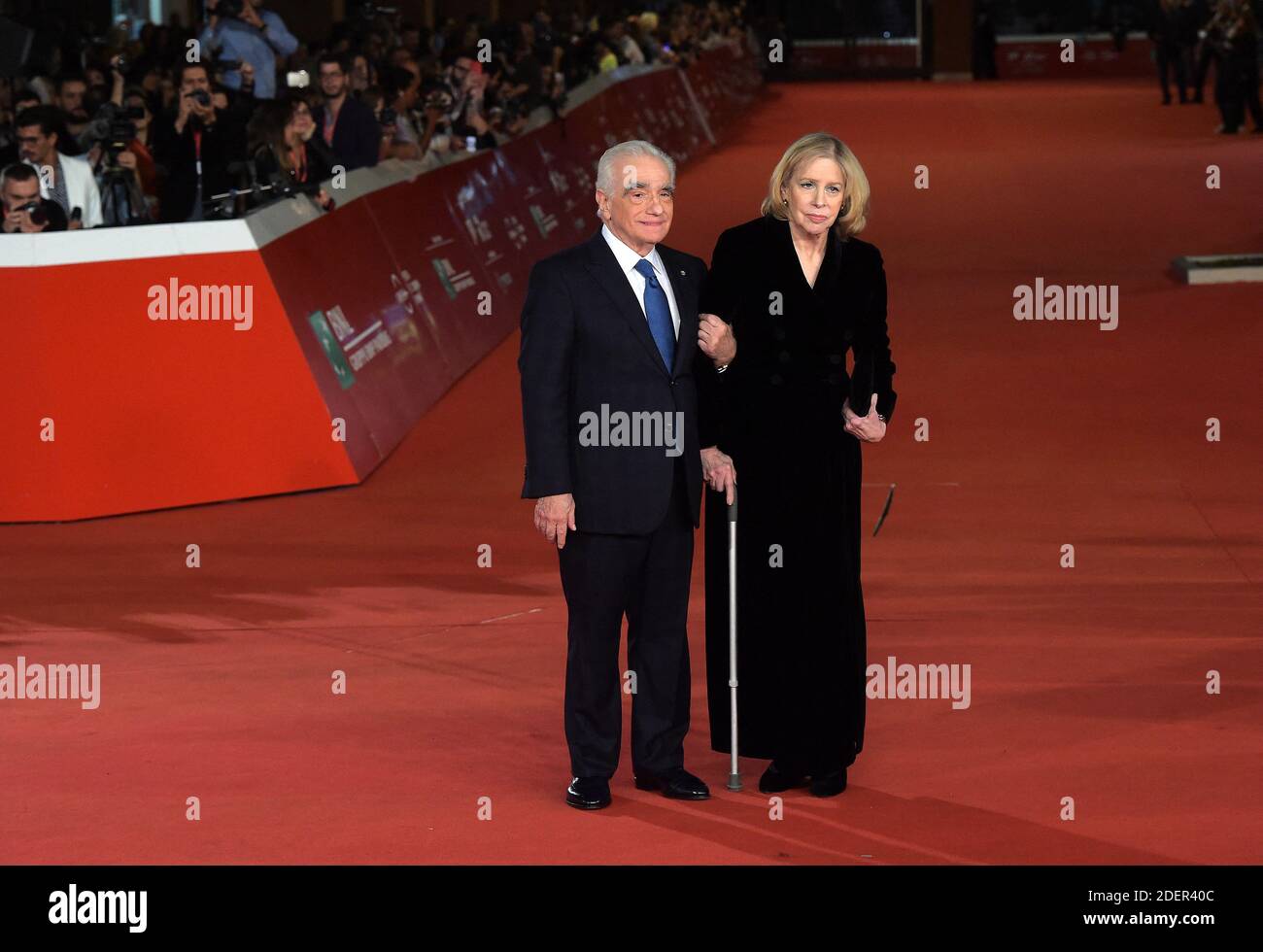 Martin Scorsese and his wife Helen Morris attend the premiere of the movie The Irishman during the 14th Rome Film Festival on October 21, 2019 in Rome, Italy. Photo by Eric Vandeville/ABACAPRESS.COM Stock Photo